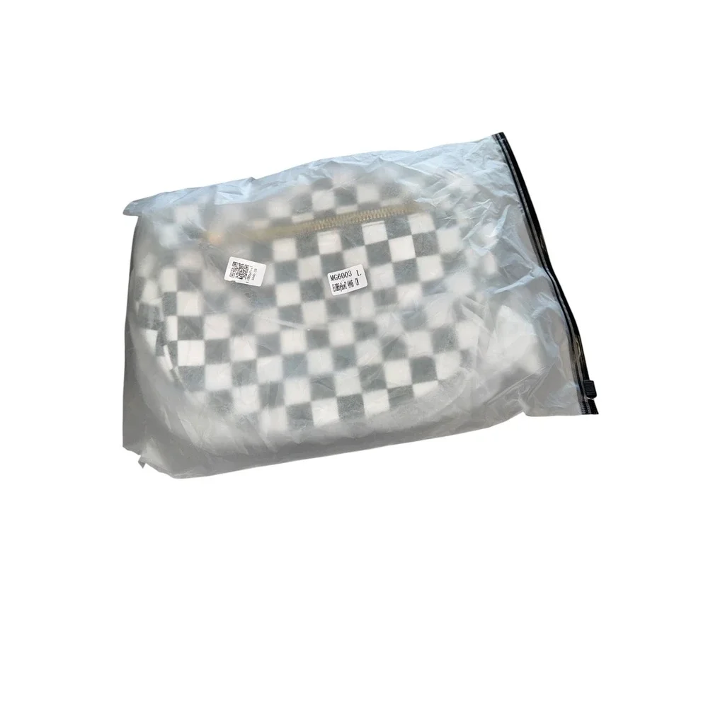 Emmafy Green Checkered Crossbody Sling Bag Water Resistant MG6003 L NEW